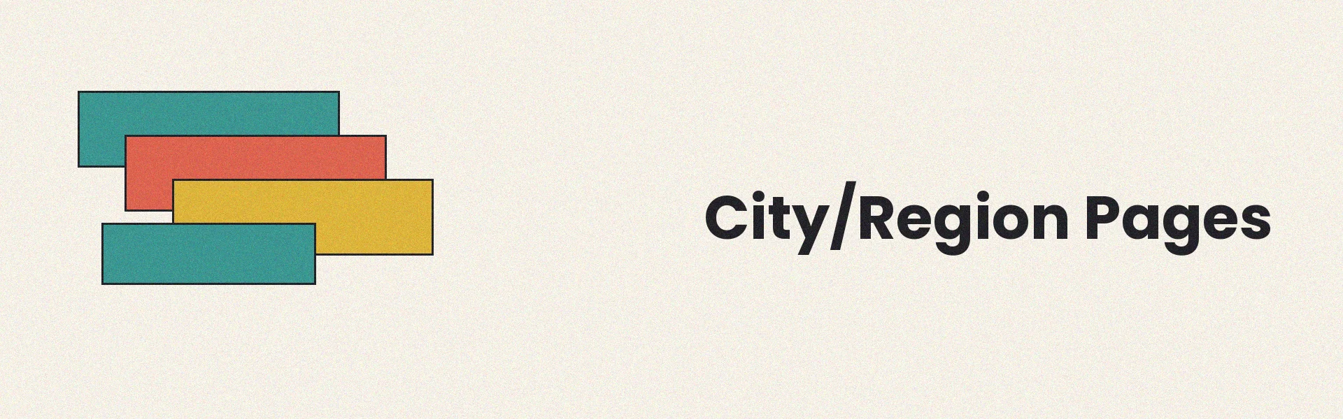 Location-based landing pages showing geographic differentiation and local content