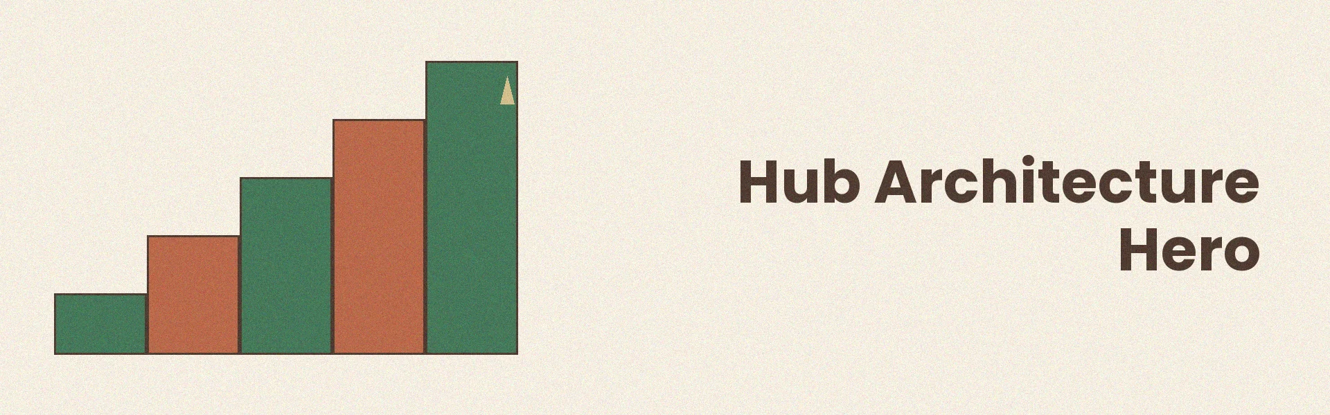 Hero image showing hub page architecture principles and best practices