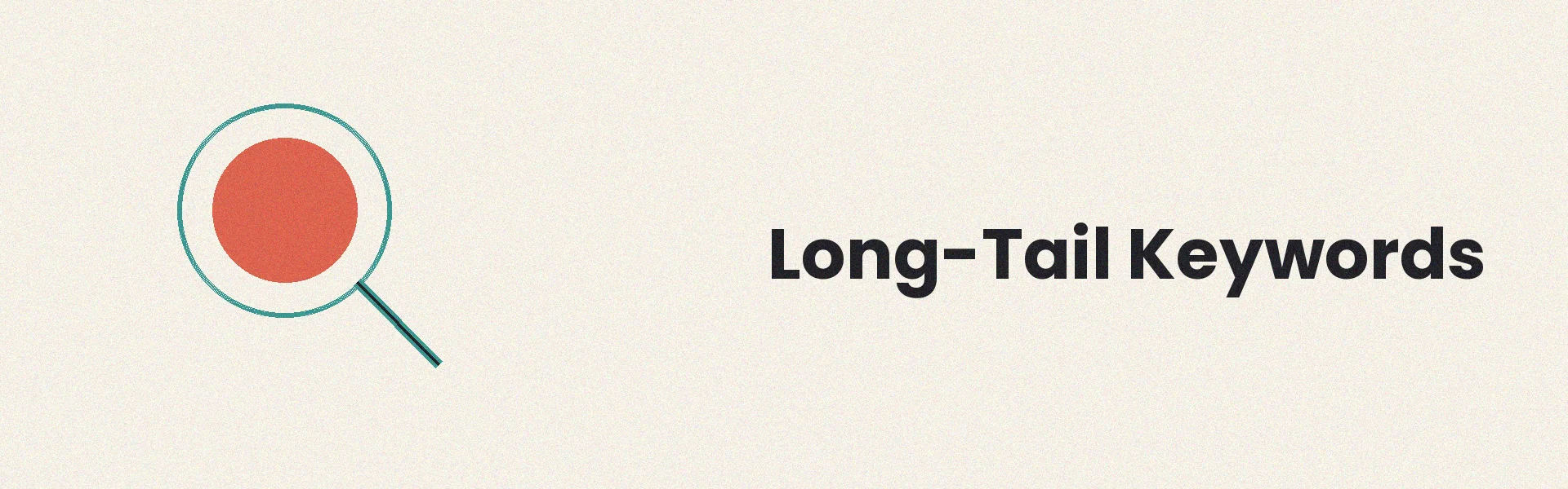 Keyword specificity chart comparing head terms, mid-tail, and long-tail search characteristics