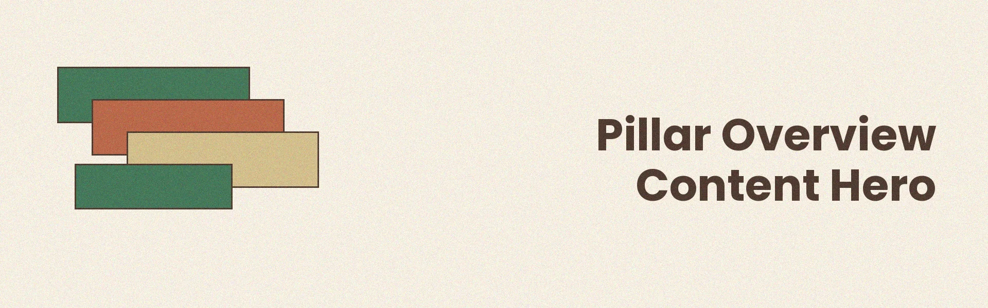 Hero image displaying pillar page overview content best practices with information hierarchy