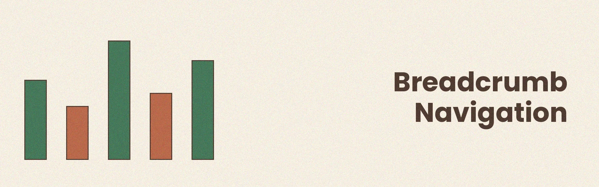 Breadcrumb trail showing content hierarchy navigation