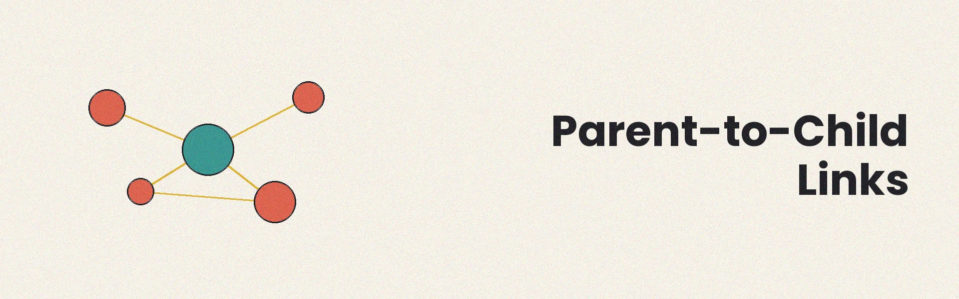 Hub page showing internal links flowing to child category pages