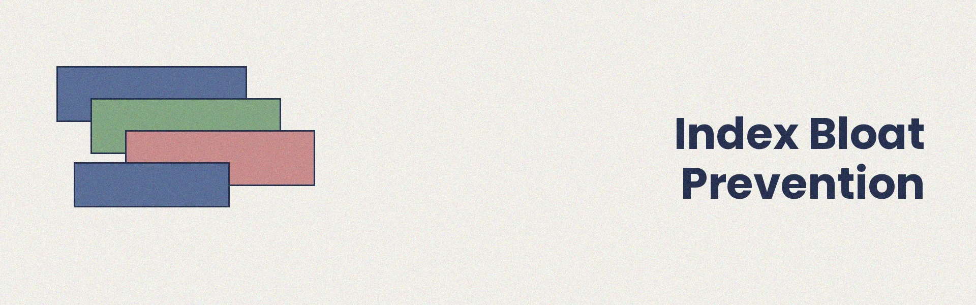 Preventing index bloat through selective indexation